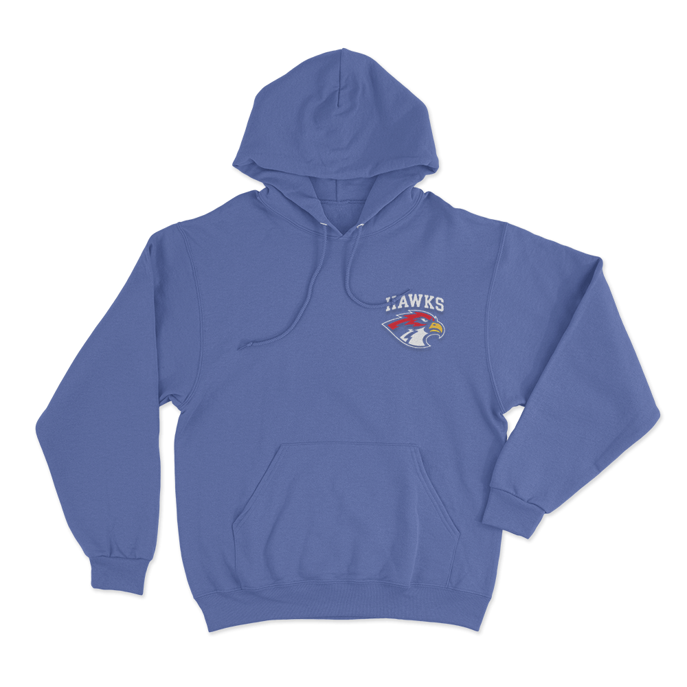 Briar Hawks Logo Unisex Hoodie Blue Briar Hawks Logo Unisex Hoodie Blue