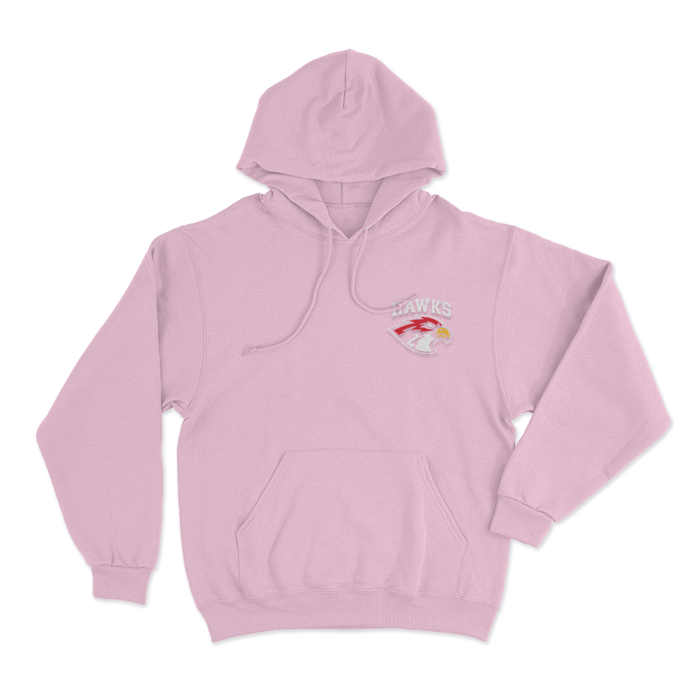 Briar Hawks Logo Unisex Hoodie Pink Briar Hawks Logo Unisex Hoodie Pink