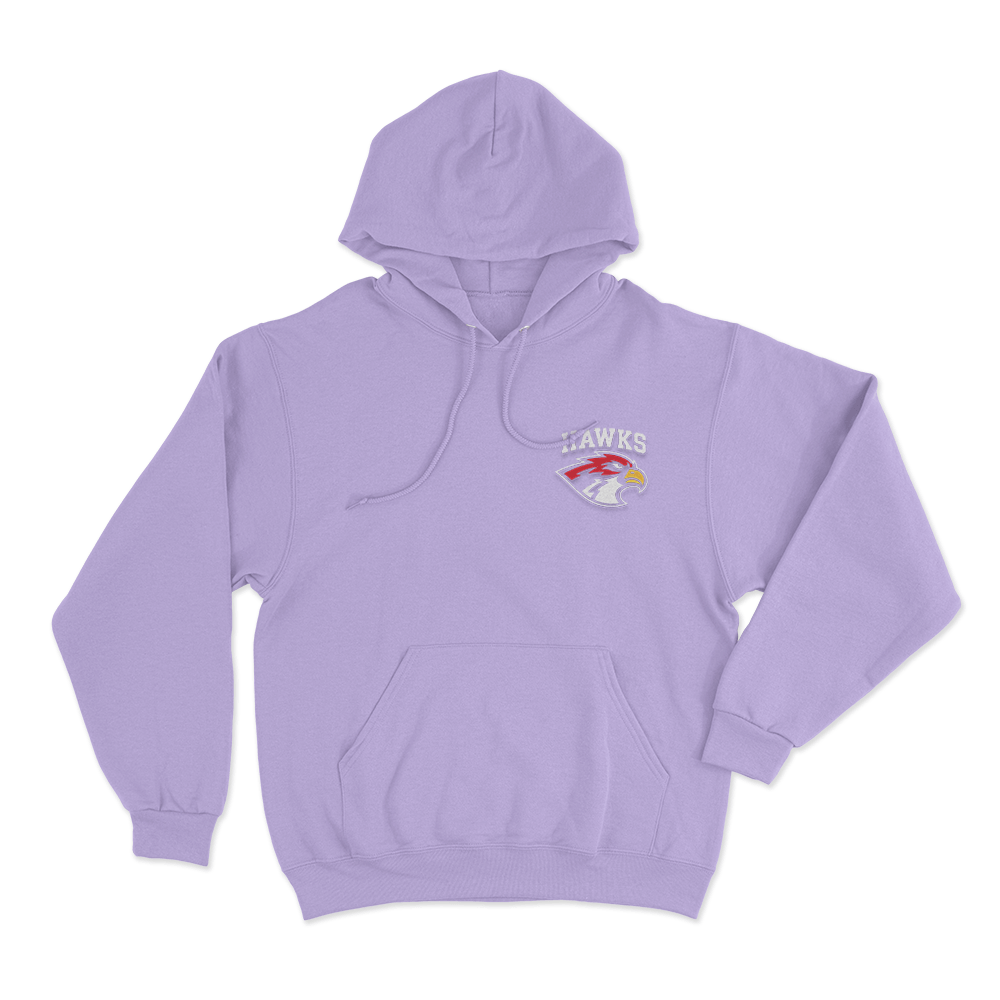 Briar Hawks Logo Unisex Hoodie Purple Briar Hawks Logo Unisex Hoodie Purple