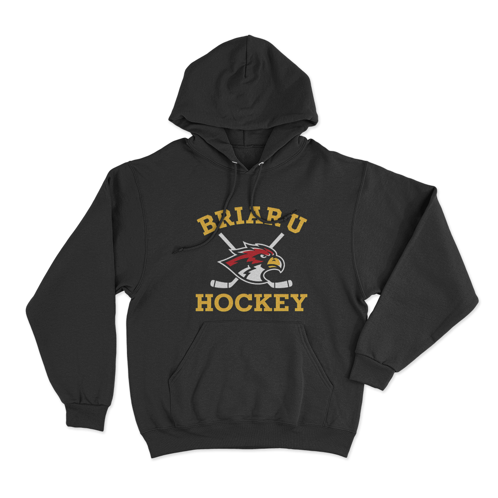 Briar U Hawks Hockey Unisex Hoodie Black Briar U Hawks Hockey Unisex Hoodie Black