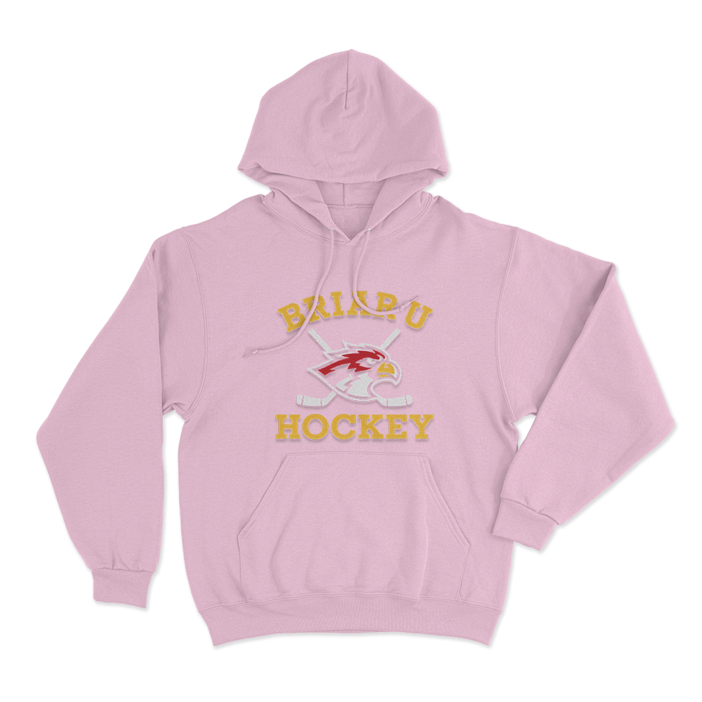 Briar U Hawks Hockey Unisex Hoodie Pink Briar U Hawks Hockey Unisex Hoodie Pink