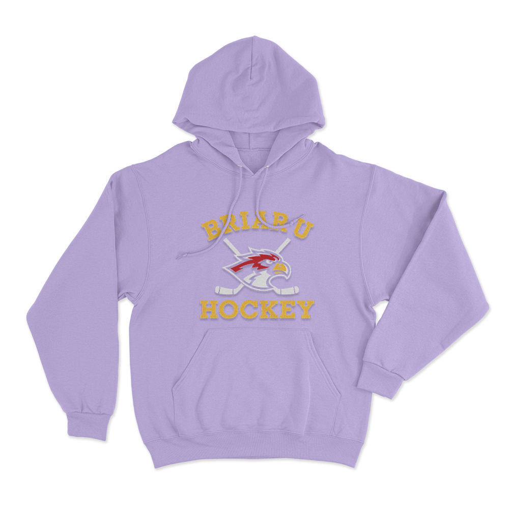 Briar U Hawks Hockey Unisex Hoodie Purple Briar U Hawks Hockey Unisex Hoodie Purple