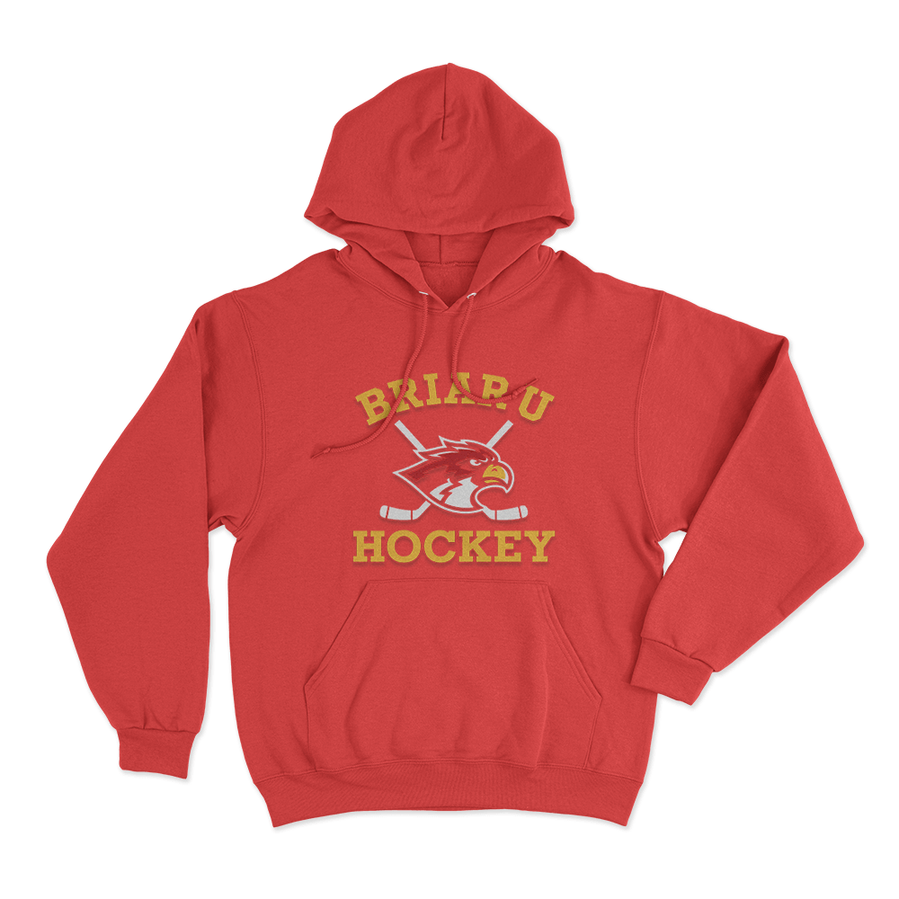 Briar U Hawks Hockey Unisex Hoodie Red Briar U Hawks Hockey Unisex Hoodie Red