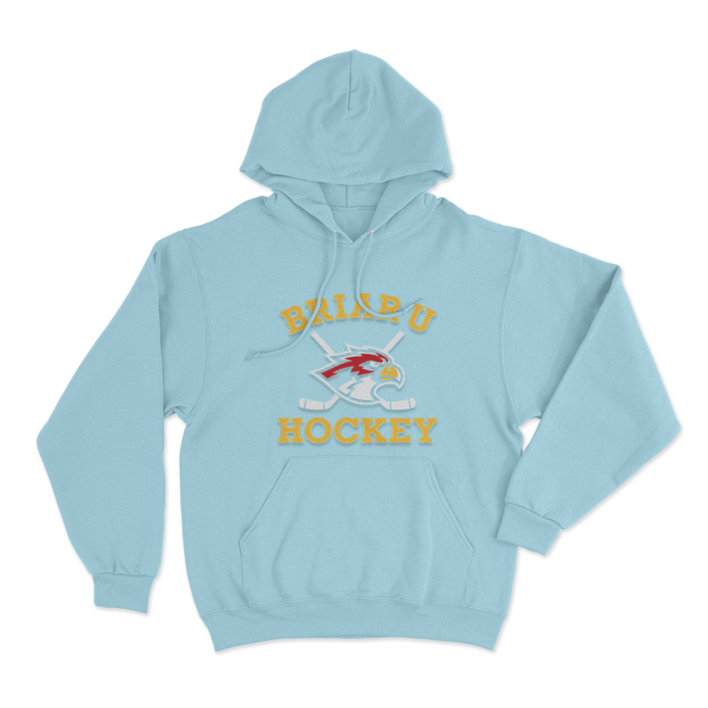 Briar U Hawks Hockey Unisex Hoodie Sky Blue Briar U Hawks Hockey Unisex Hoodie Sky Blue
