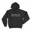 Briar University Crest Unisex Hoodie Black