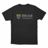 Briar University Crest Unisex T Shirt Black