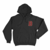 Briar Varsity B Logo Unisex Hoodie Black