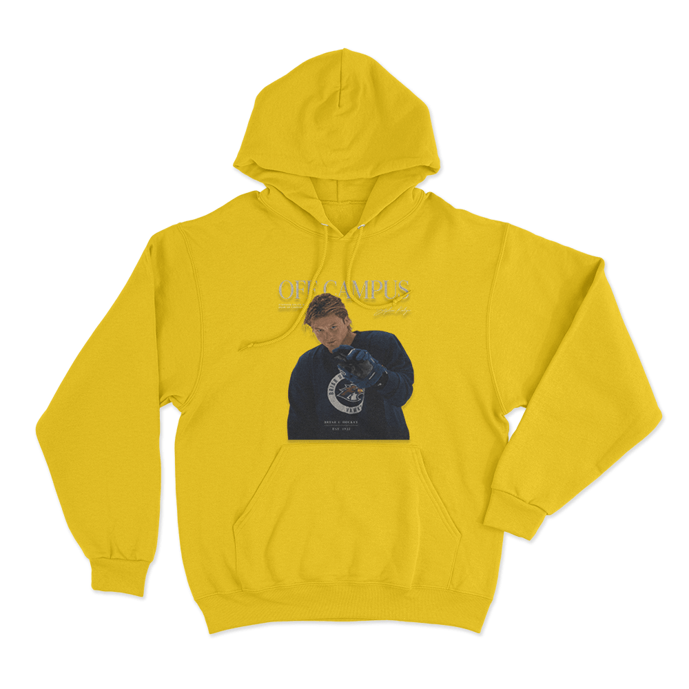 Dean Off Campus Unisex Hoodie Yellow Dean Off Campus Unisex Hoodie Yellow