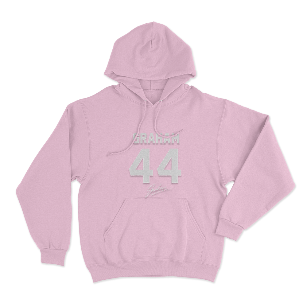 Graham 44 Signature Unisex Hoodie Pink Graham 44 Signature Unisex Hoodie Pink